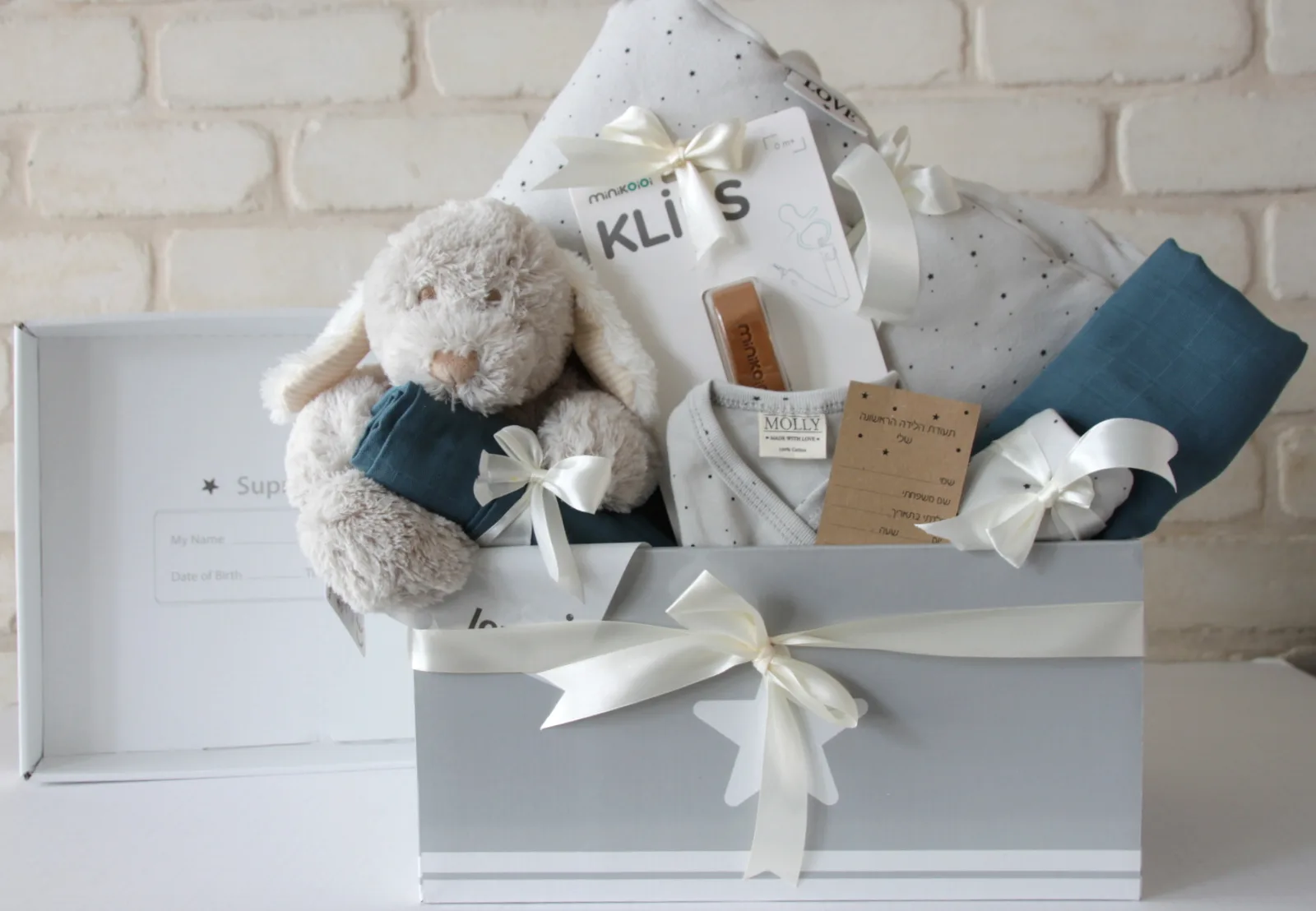 מארז בייבי מולי שמיכת מילוי & בובת כלב B