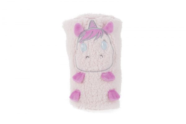 Comfi-Snuggle Character Blanket - Sparkles the Unicorn - Front