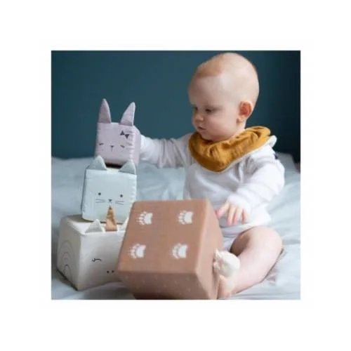 מגדל קוביות רכות – חיות Fabelab