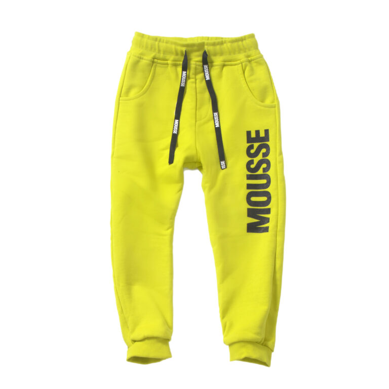 מכנסים יוניסקס פרנץ טרי צהוב זוהר MOUSSE