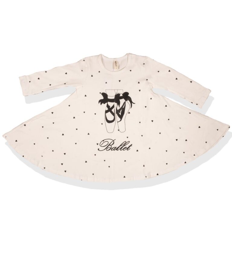 שמלה מסתובבת נעלי בלרינה