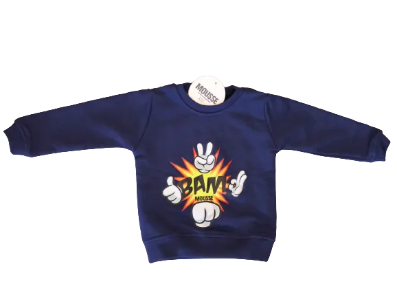 סווצ'ר ילדים פרנץ טרי גרפיטי MOUSSE