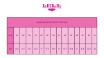 סרגל מידות Lelli Kelly סניקרס גבוהות