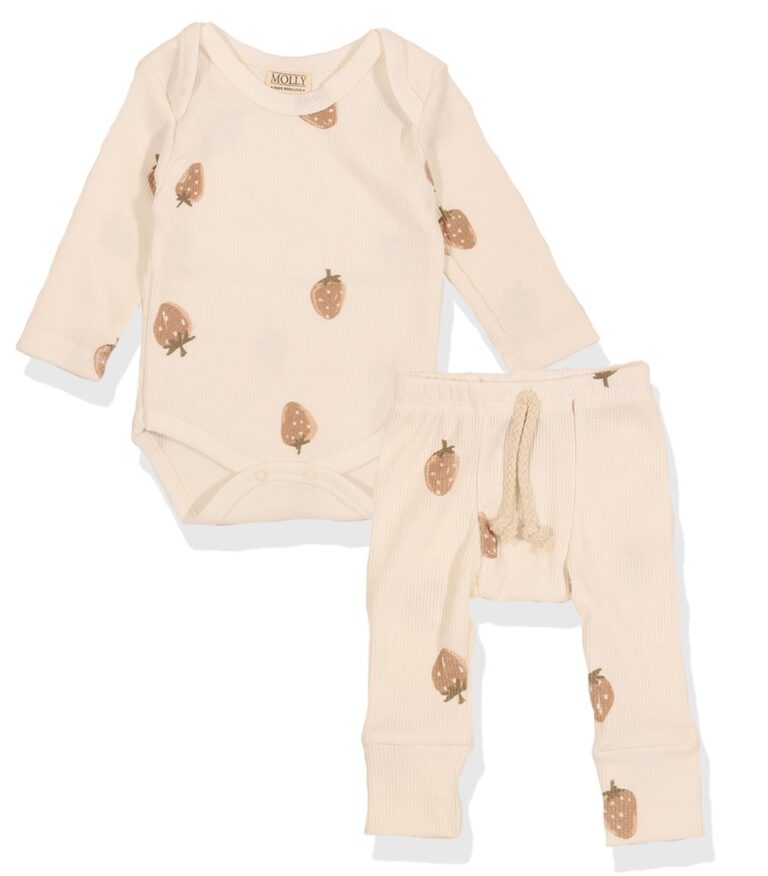 חליפת וופל ש.ארוך לתינוקות ופעוטות Molly