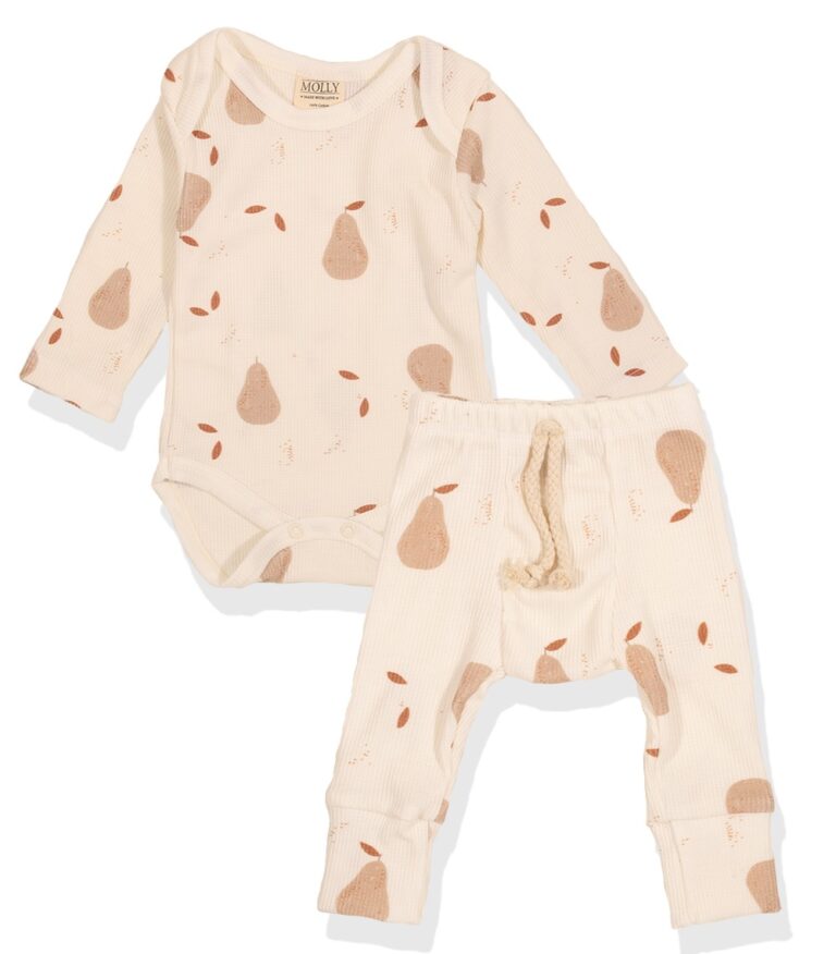 חליפת וופל ש.ארוך לתינוקות ופעוטות Molly