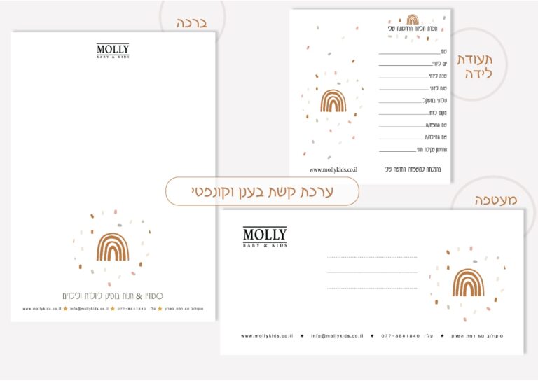 מולי סט מע ת.לידה קשת קונפטי