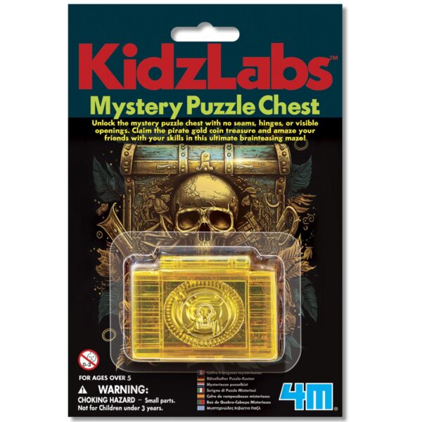 תיבת פאזל מסתורית 4M תיבת פאזל מסתורית 4M