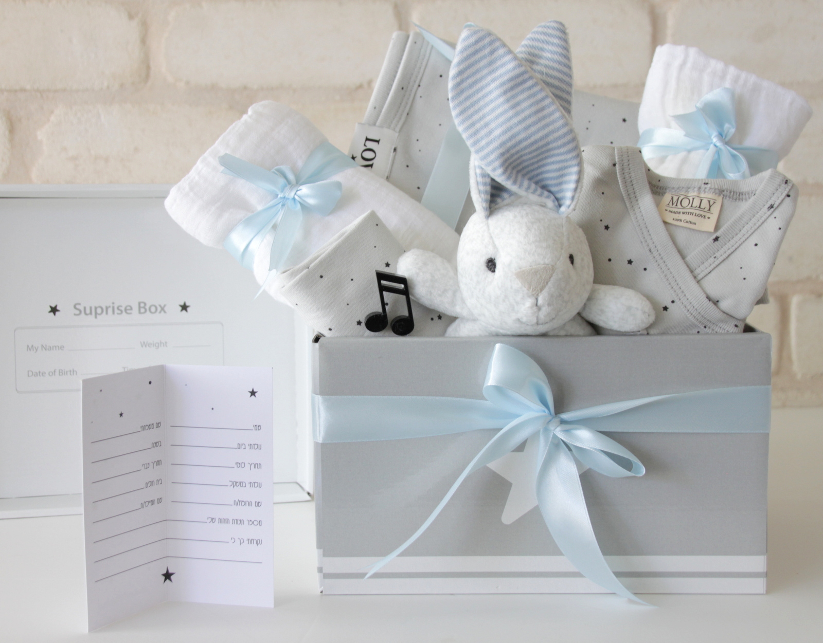 מתנת לידה קסומה ומתוקה Molly B
