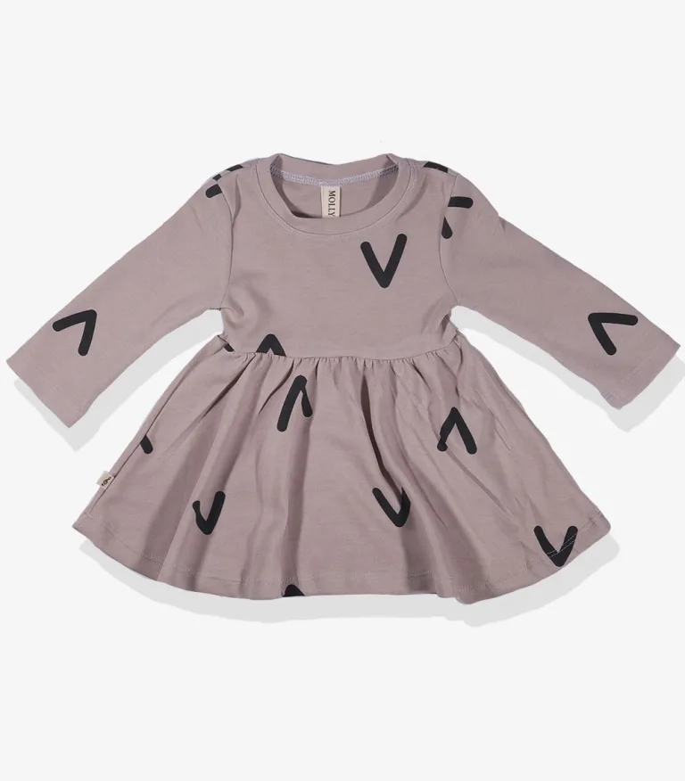 שמלת מותן אינטרלוק לילדות חיצים Molly