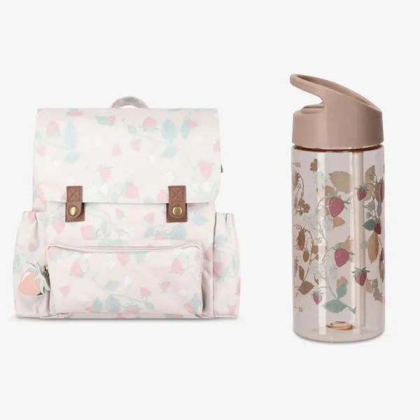 תיק לגן כולל בקבוק עם קש