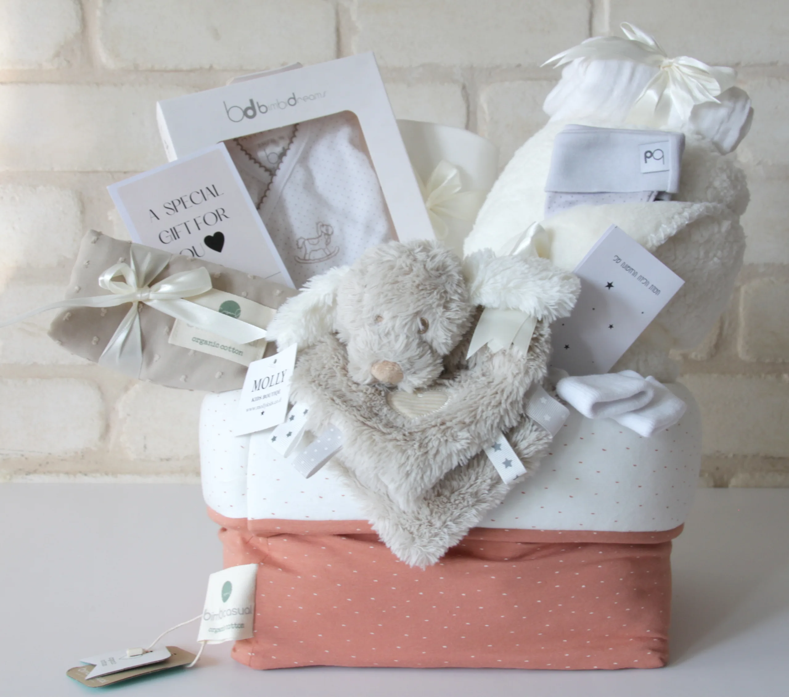 מארז בייבי מולי ארגונית מפנקת לשידה נקודות Molly