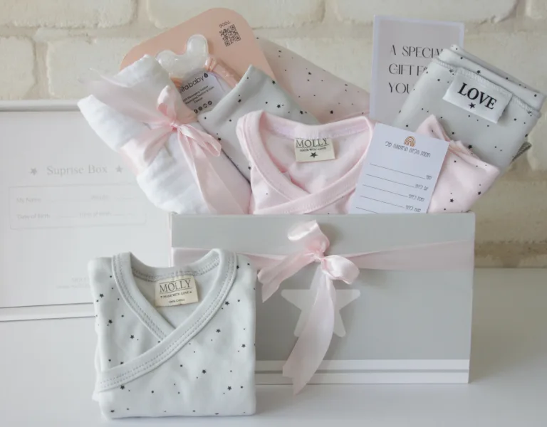 מתנה ליולדת התחלה טובה & נשכן סיליקון Molly G