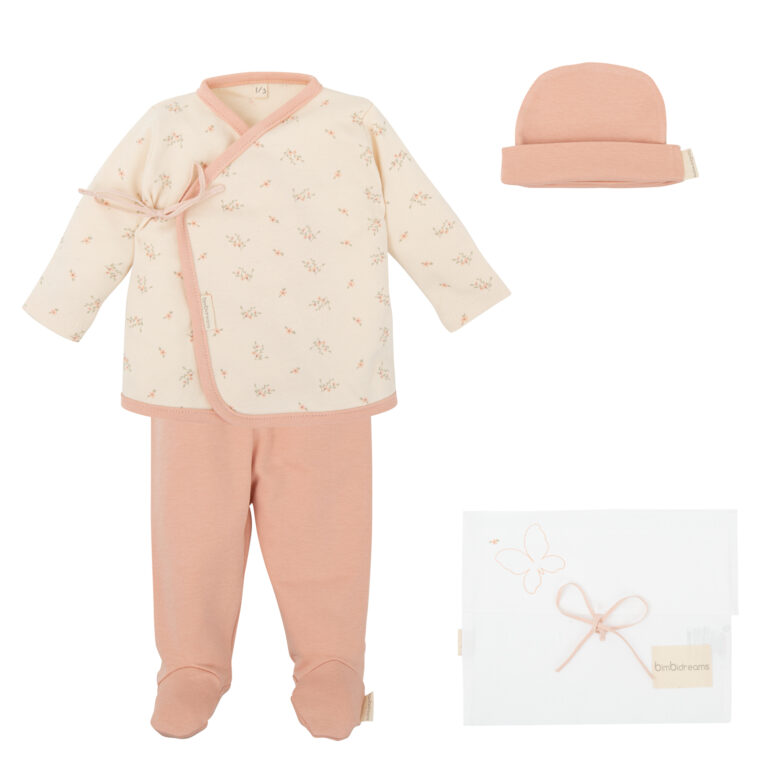 מתנה מהודרת בקופסה חליפה לתינוק כ.אורגנית bimbidreams