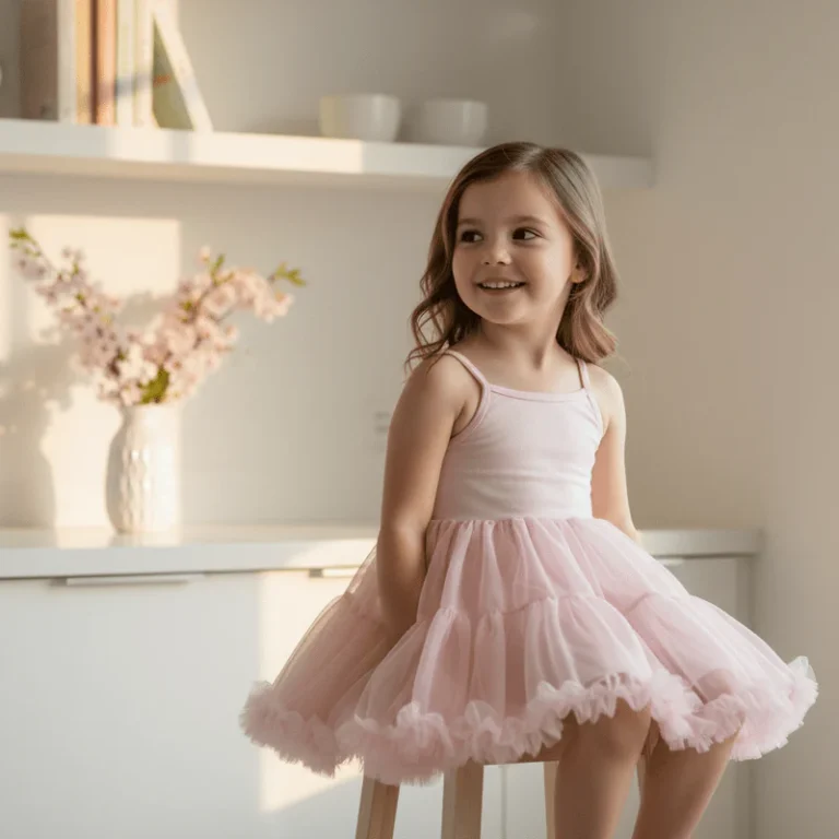 שמלת טוטו לילדות Dusty Pink