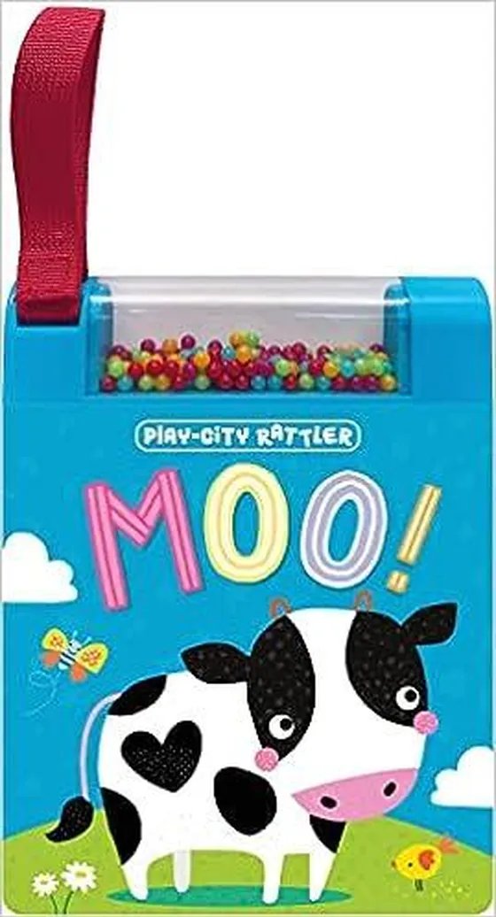 ספר קשיח לפעוטות הכולל כדורים MOO