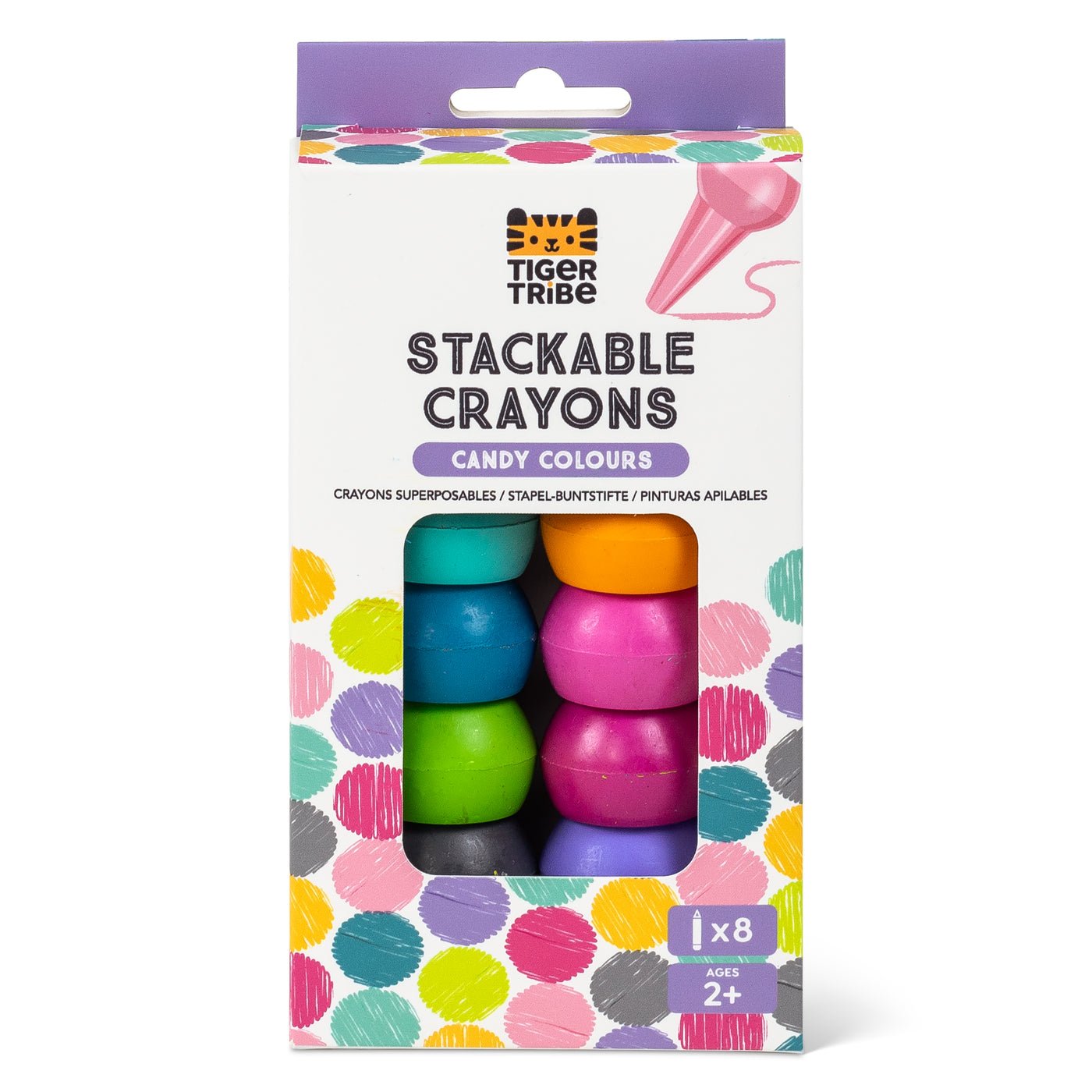 צבעים לפעוטות וילדים Stackable Crayons